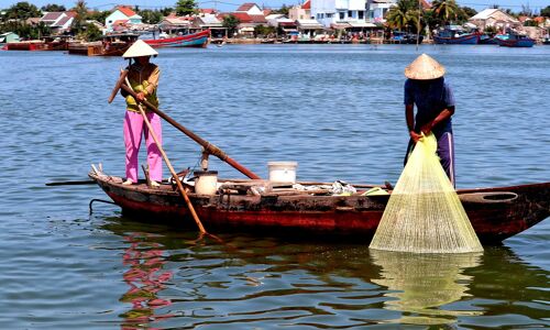 Can Tho Fishing Boat on Mekong